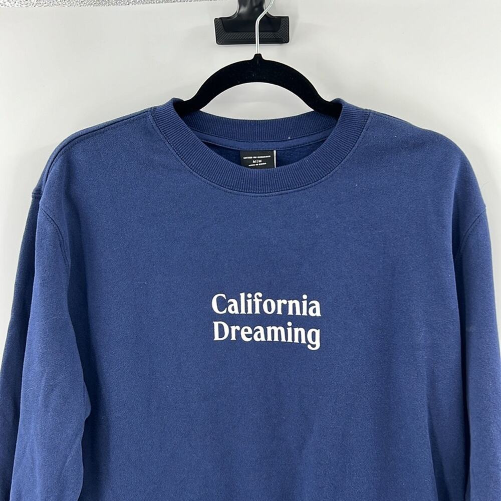 Cotton On Men's California Dreaming Crewneck Sweatshirt - Navy - Medium - NWT - Picture 2 of 6